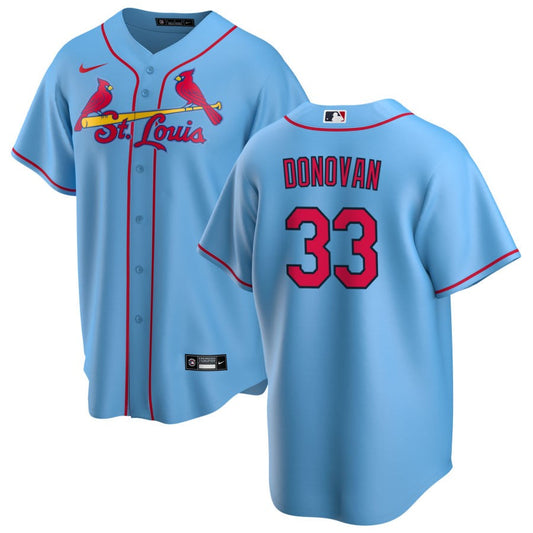 Brendan Donovan St. Louis Cardinals Nike Alternate Replica Jersey - Light Blue