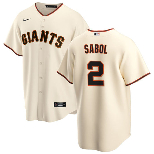 Blake Sabol San Francisco Giants Nike Home Replica Jersey - Cream
