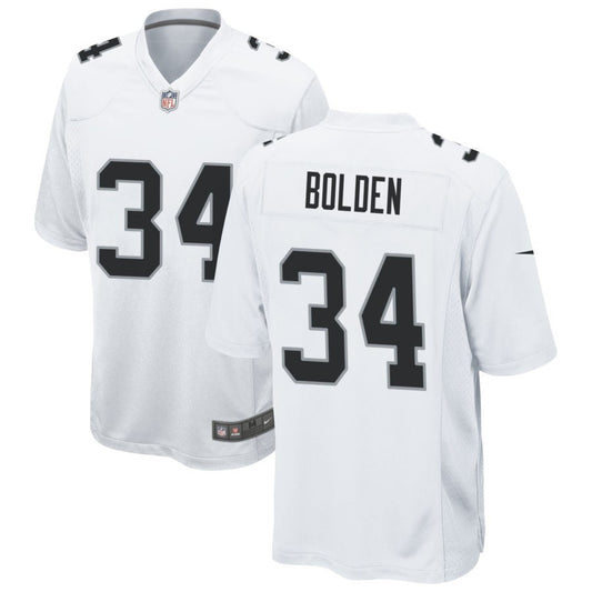 Brandon Bolden Las Vegas Raiders Nike Game Jersey - White