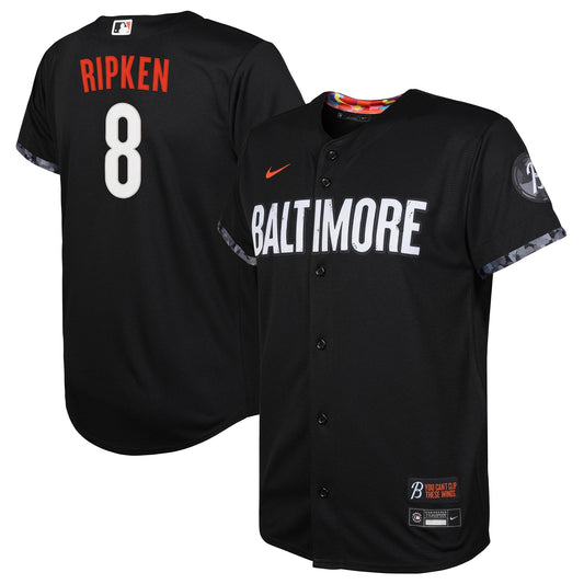 Cal RipkenBaltimore Orioles Nike Youth 2023 City Connect Replica Player Jersey - Black