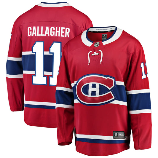Brendan Gallagher Montreal Canadiens Fanatics Branded Breakaway Player Jersey - Red