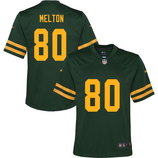 Bo Melton Green Bay Packers Nike Youth Alternate Jersey - Green