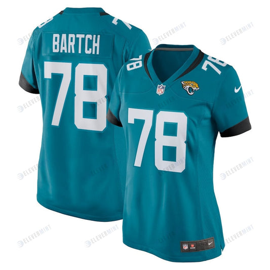 Ben Bartch 78 Jacksonville Jaguars Women's Game Jersey - Teal