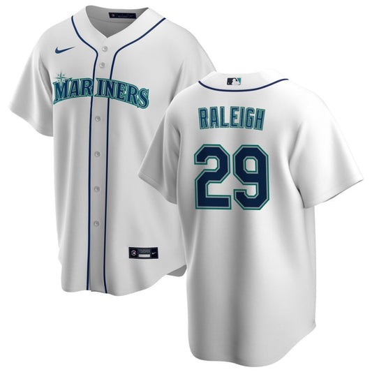 Cal Raleigh Seattle Mariners Nike Youth Home Replica Jersey - White