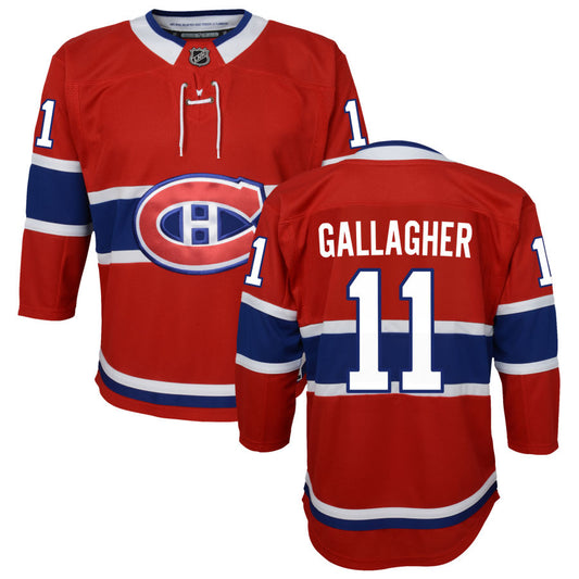 Brendan Gallagher Montreal Canadiens Youth Home Premier Jersey - Red