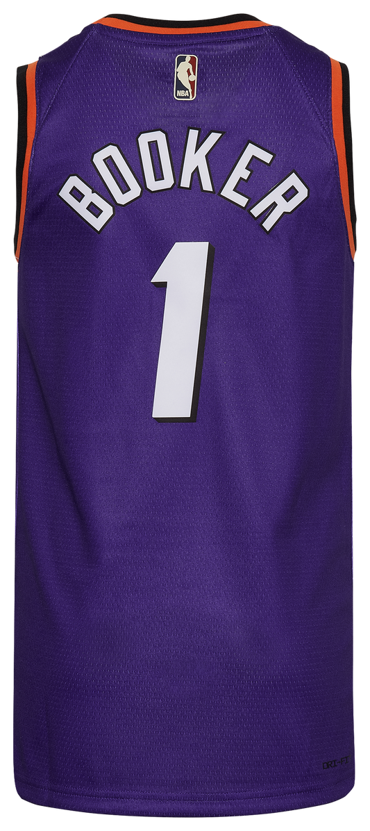 Boys' Grade School Booker Devin Nike Suns HWC Swingman Jersey - Purple