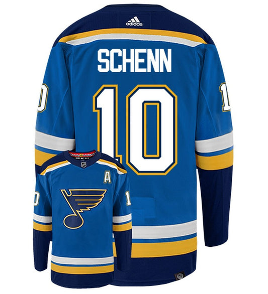 Brayden Schenn St Louis Blues Adidas Primegreen Authentic NHL Hockey Jersey